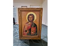 A wonderful antique icon hand painted