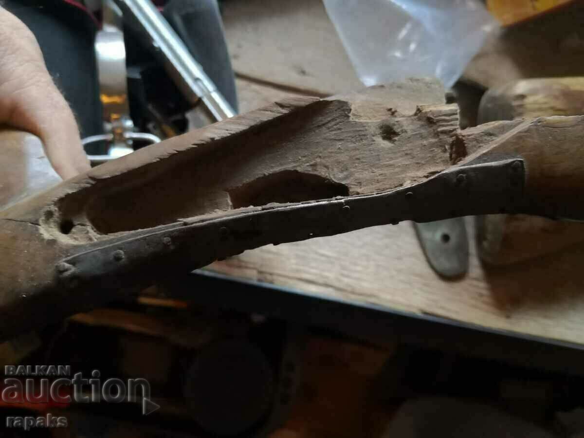 Rifle stock. Antique, Carbine, Carving, Decoration - 5 Rifle stock. Antique, Carbine, Carving, Decoration - 5