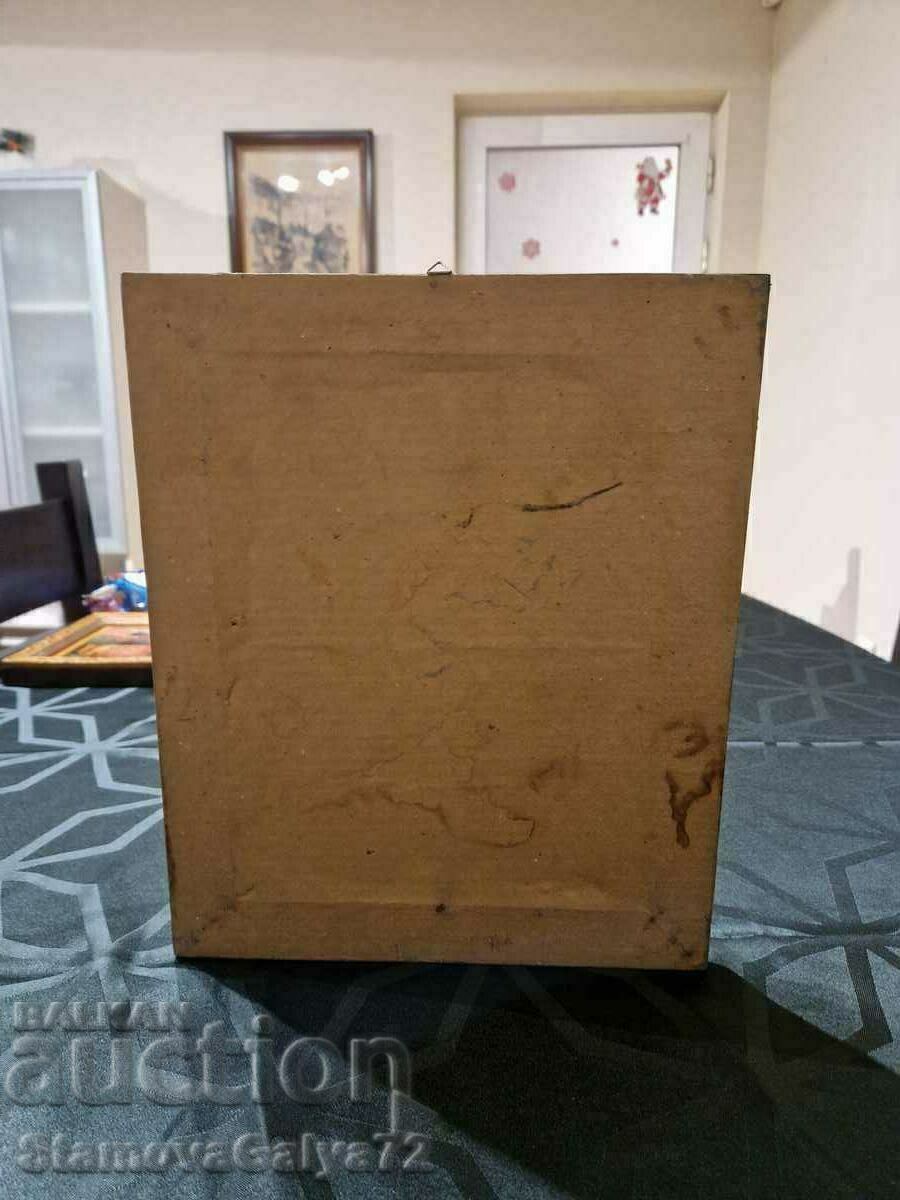 Unique antique icon with copper hardware - 7 Unique antique icon with copper hardware - 7