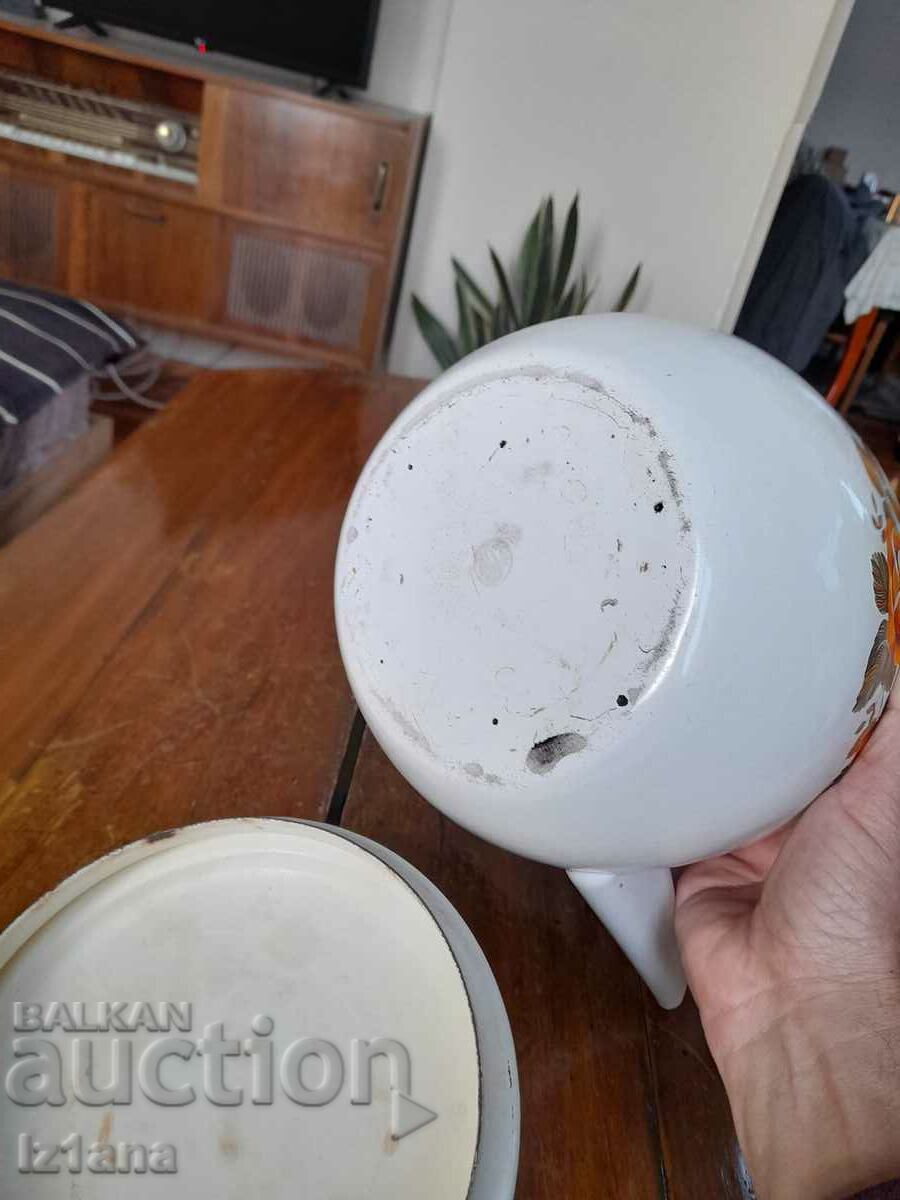 Old enamel teapot - 6 Old enamel teapot - 6