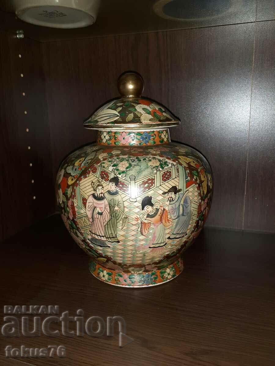 Satsuma Satsuma old large vase jar porcelain seal - 5 Satsuma Satsuma old large vase jar porcelain seal - 5