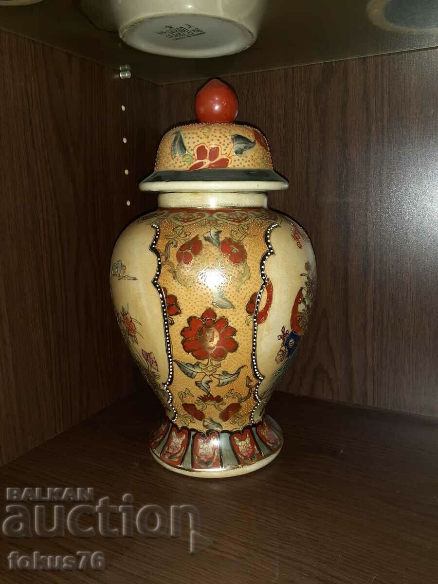 Satsuma Satsuma old large vase jar porcelain seal - 7 Satsuma Satsuma old large vase jar porcelain seal - 7