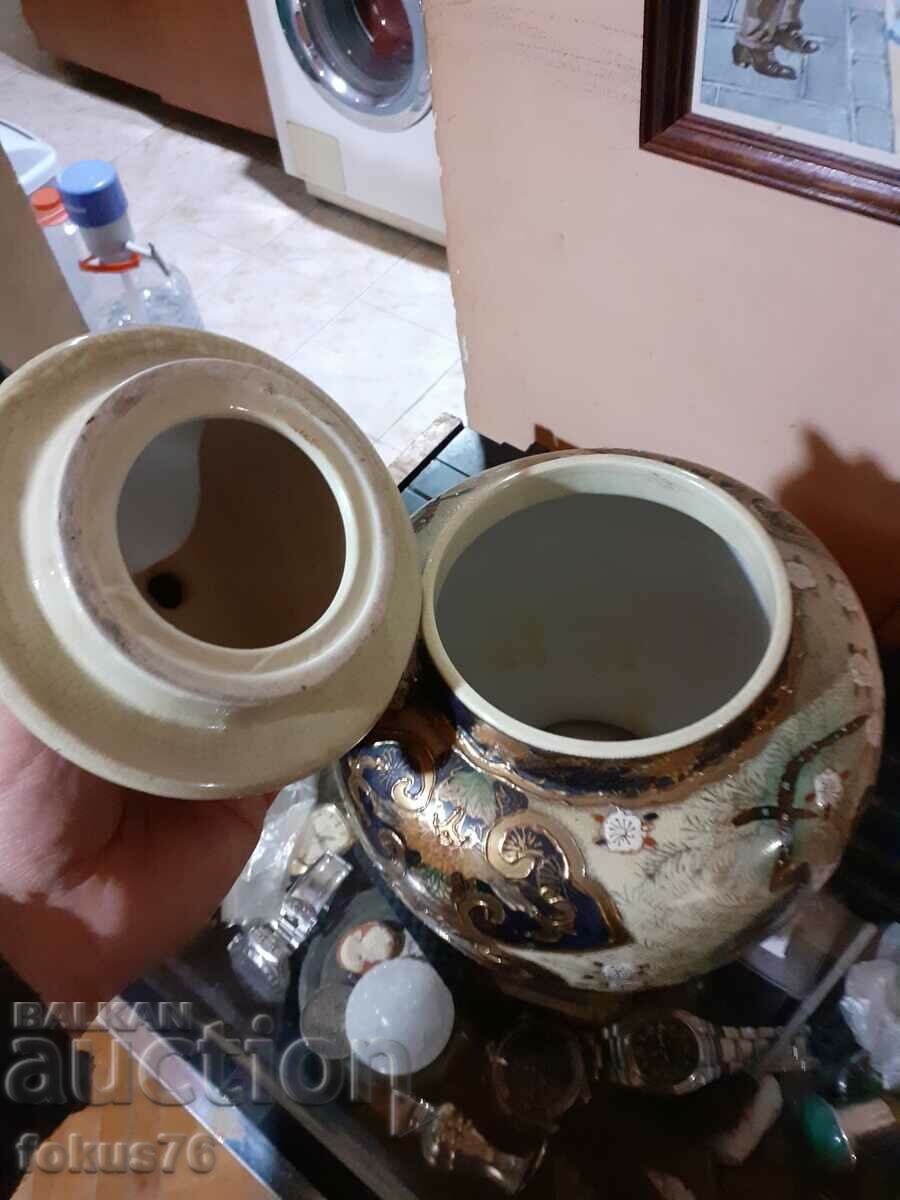 Satsuma Satsuma old large vase jar porcelain mark - 5 Satsuma Satsuma old large vase jar porcelain mark - 5