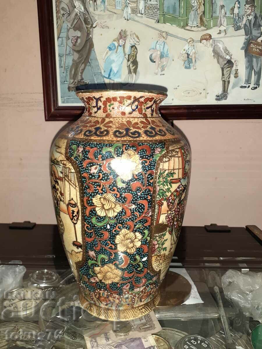 Satsuma Satsuma old large vase porcelain mark with price 450.00 BGN | € 230.08
