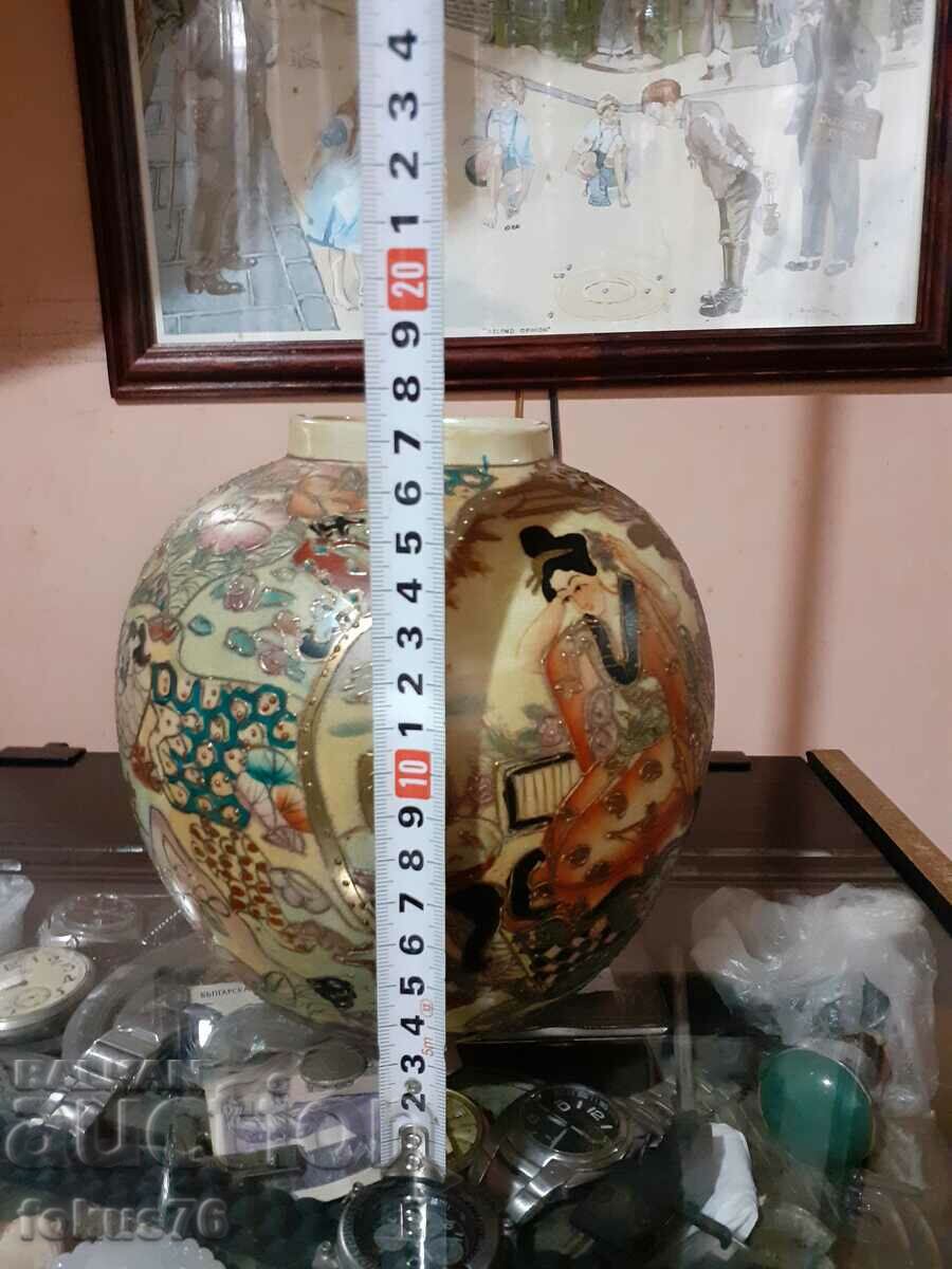 Satsuma Satsuma old vase jar porcelain marked - 6 Satsuma Satsuma old vase jar porcelain marked - 6