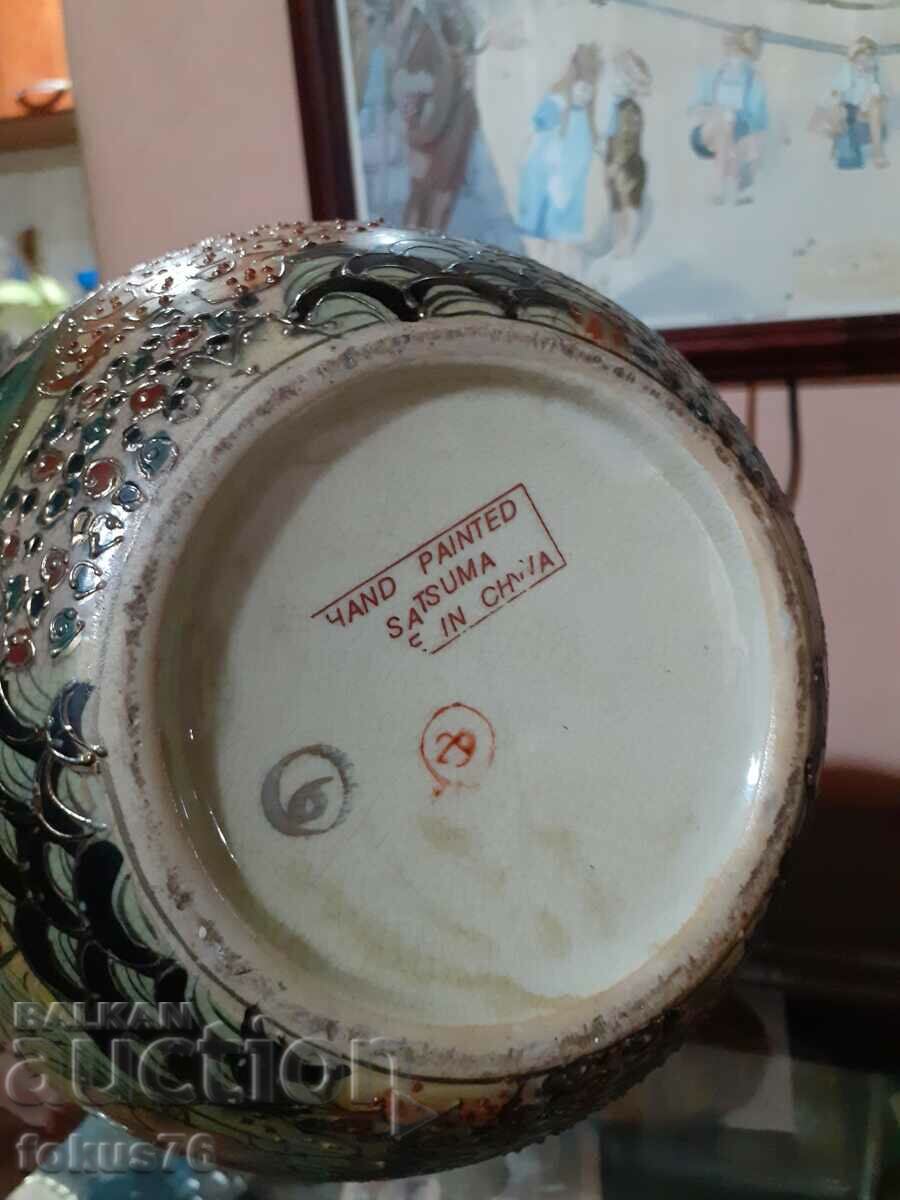 Satsuma Satsuma old vase jar porcelain marked - 7 Satsuma Satsuma old vase jar porcelain marked - 7