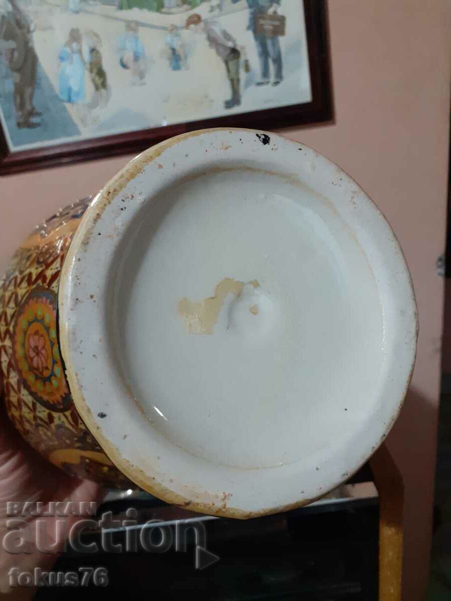 Satsuma Satsuma old large vase jar porcelain - 7 Satsuma Satsuma old large vase jar porcelain - 7