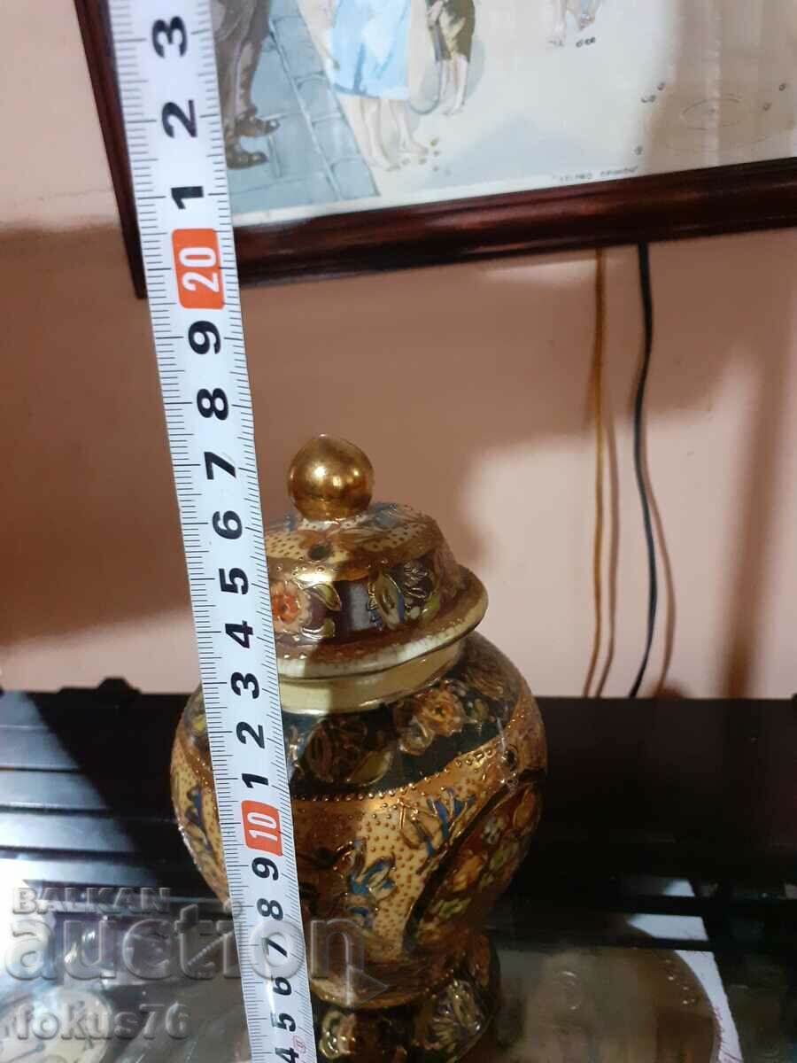 Satsuma Satsuma old vase jar porcelain marked - 7 Satsuma Satsuma old vase jar porcelain marked - 7