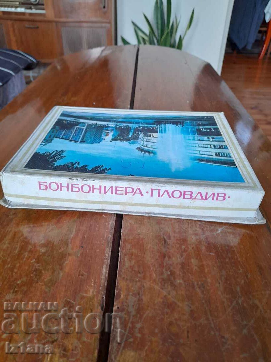 Auction An old box of chocolates, Bonboniera Plovdiv Auction An old box of chocolates, Bonboniera Plovdiv
