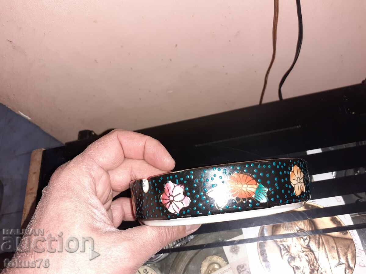 Delivery of Satsuma Satsuma old vase ashtray porcelain marked