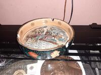 Satsuma Satsuma old vase ashtray porcelain marked