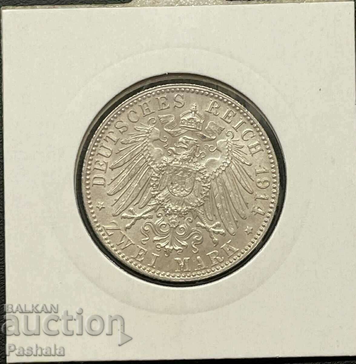 Germany 2 stamps 1914 Bavaria. Rare. with price 250.00 BGN | € 127.82 Germany 2 stamps 1914 Bavaria. Rare. with price 250.00 BGN | € 127.82