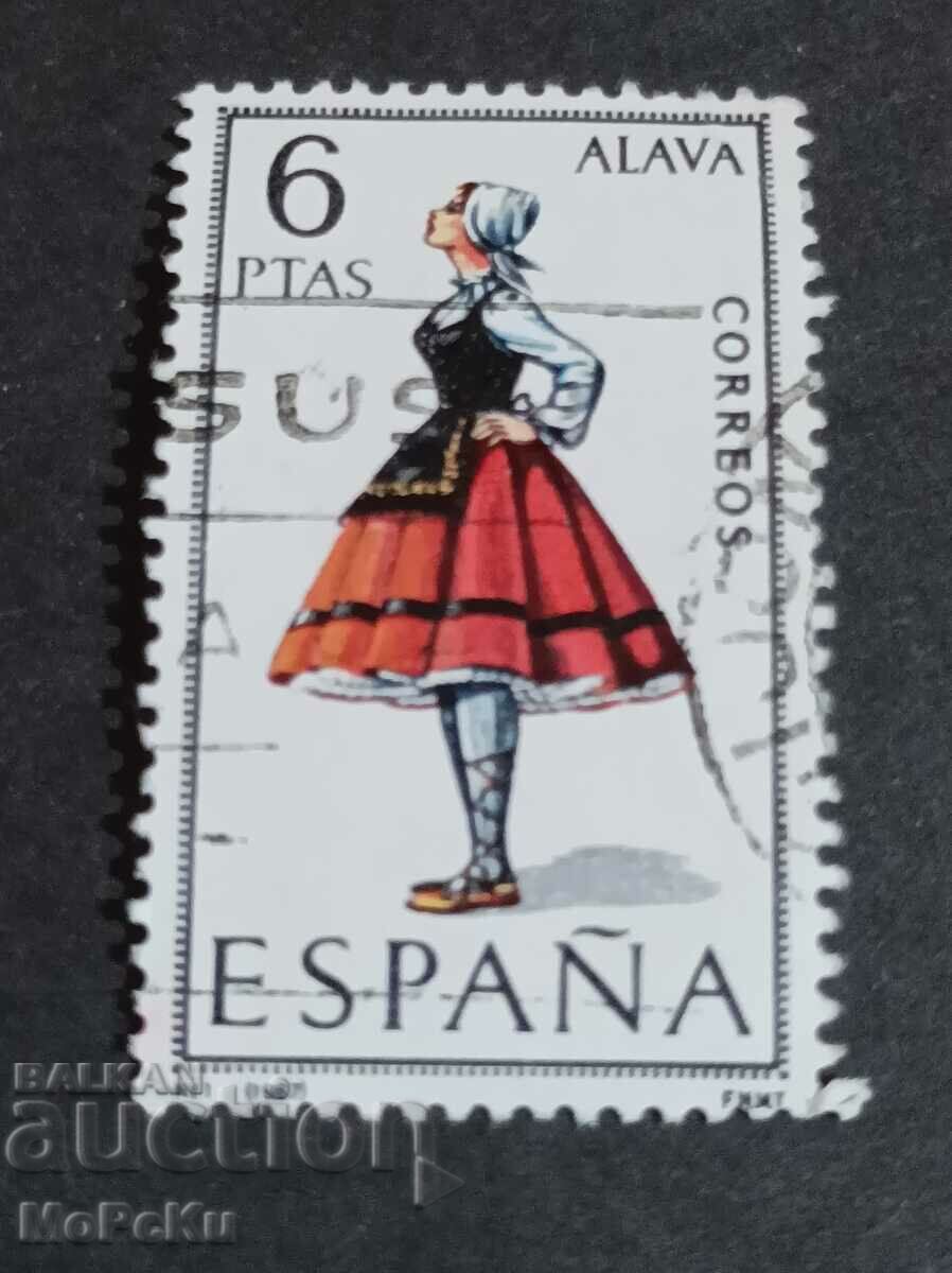 Пощенска марка Испания