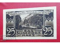 Τραπεζογραμμάτιο-Γερμανία-Σαξονία-Bad Souderode-25 Pfennig 1921