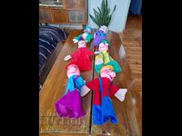 Old puppets for puppet theater