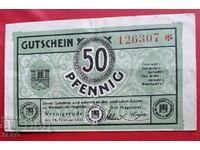 Τραπεζογραμμάτιο-Γερμανία-Σαξονία-Wernigerode-50 pfennig 1920