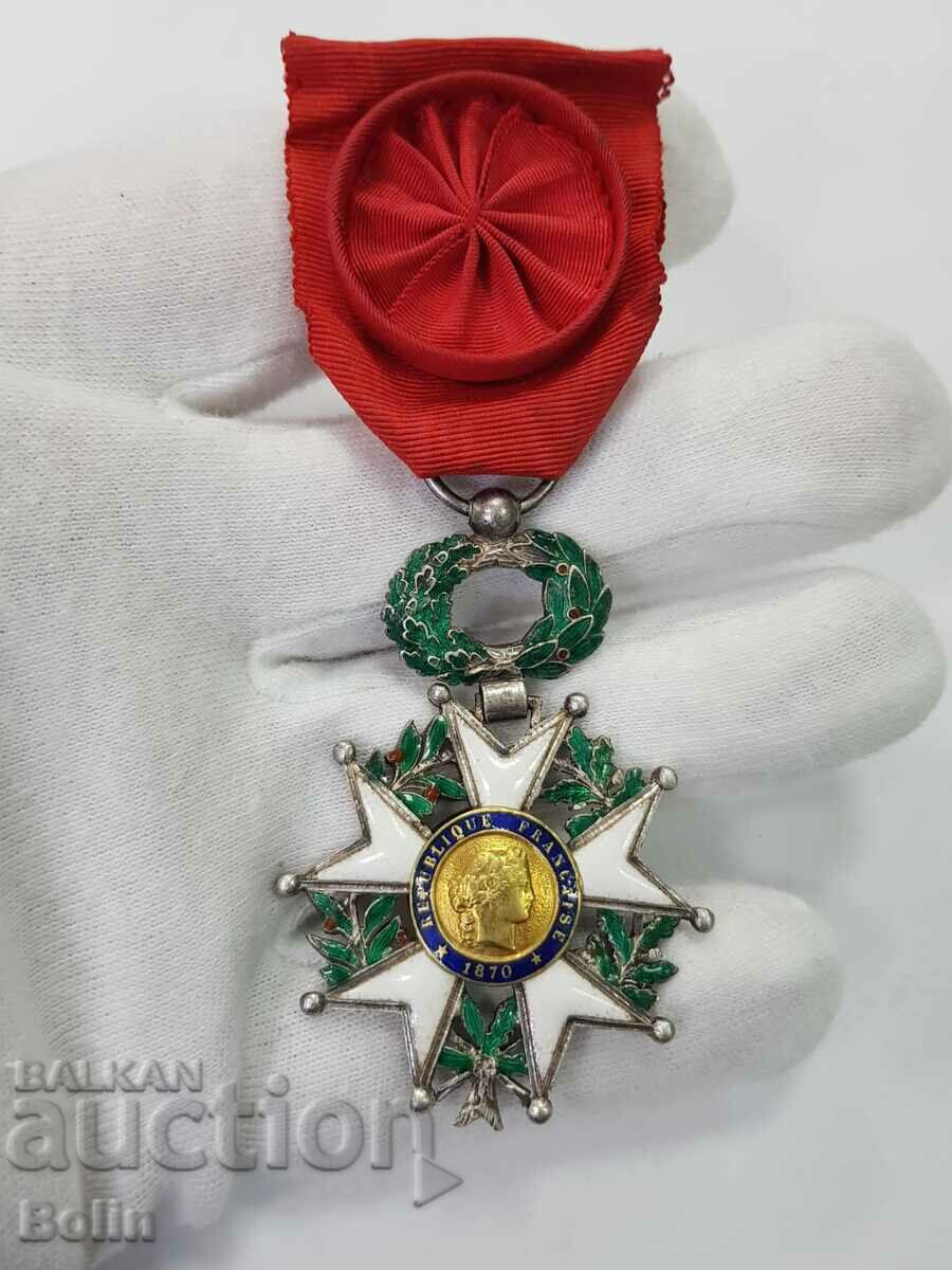 Rar Ordinul Legiunii de Onoare argint, aur - Franța