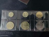 Complete set - Cyprus in pence, 6 coins