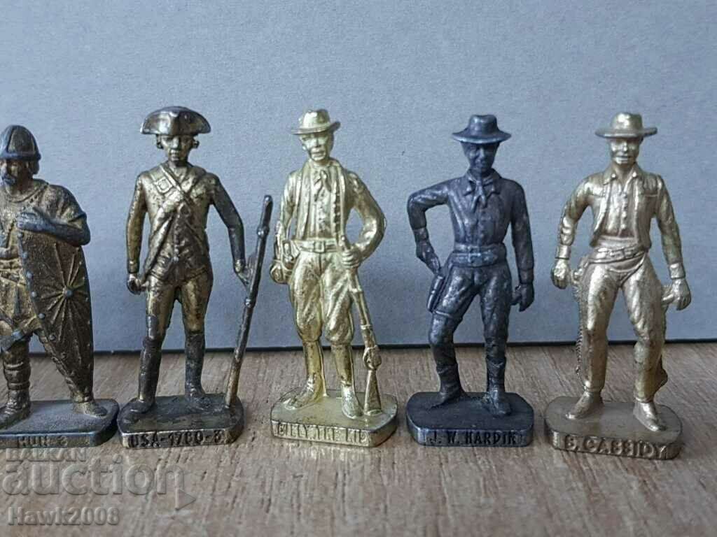 Auction Lot 7 Kinder Metal Figure Kinder toy figures soldiers Auction Lot 7 Kinder Metal Figure Kinder toy figures soldiers