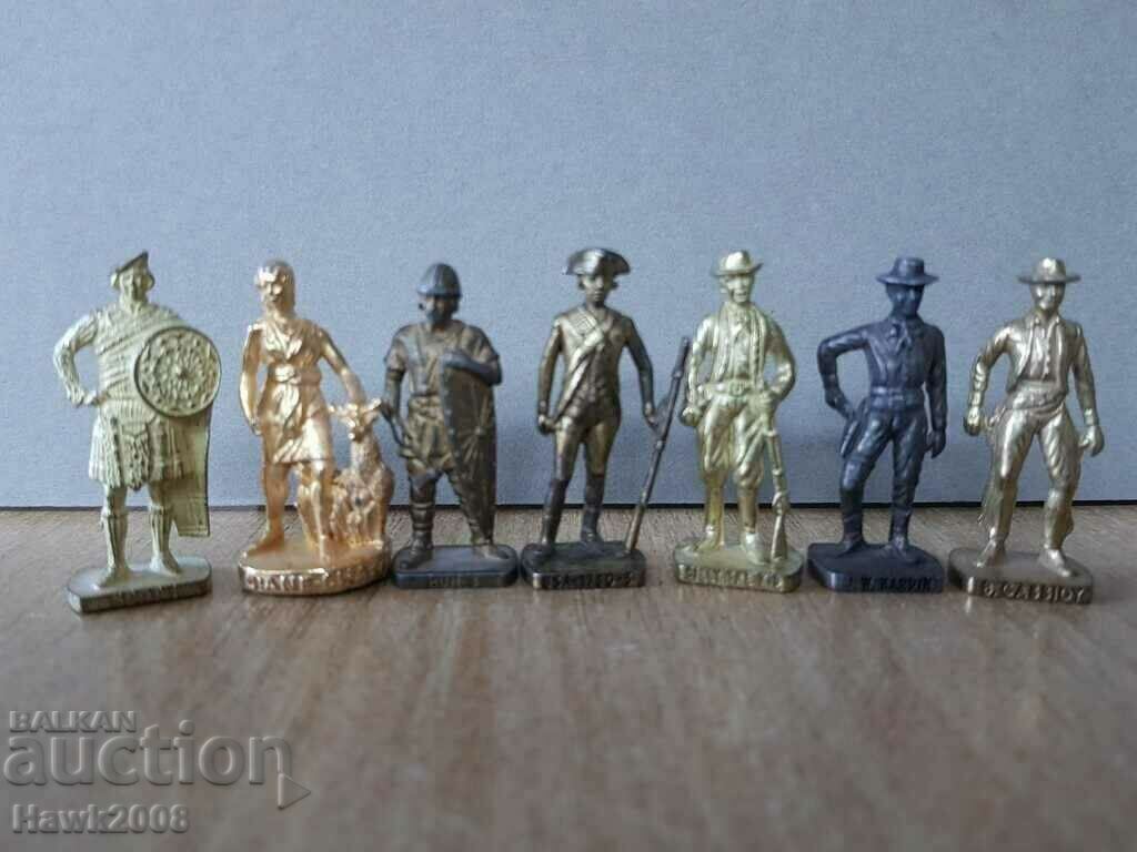 Lot 7 Kinder Metal Figure Kinder toy figures soldiers Lot 7 Kinder Metal Figure Kinder toy figures soldiers