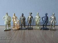 Lotul 7 Kinder Metal Figure Kinder figurine de jucarie soldati