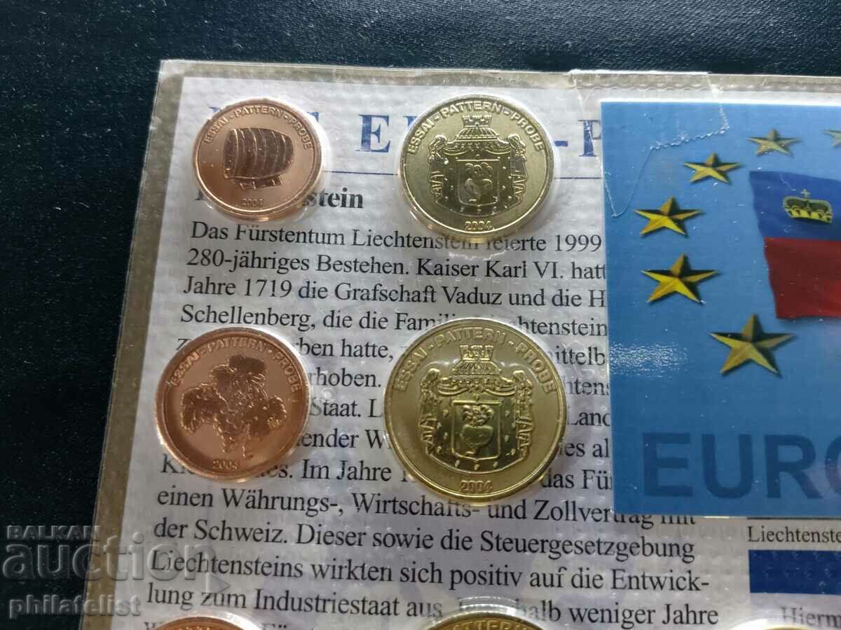 Trial Euro Set - Liechtenstein 2004 with price 22.00 BGN | € 11.25 Trial Euro Set - Liechtenstein 2004 with price 22.00 BGN | € 11.25