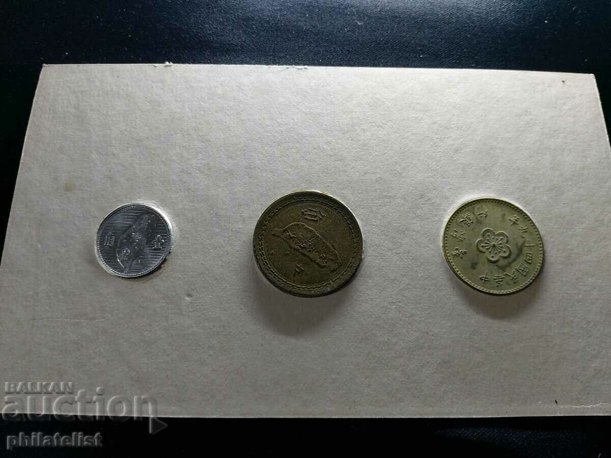Complete bank set - Taiwan 1960, 3 coins with price 26.00 BGN | € 13.29 Complete bank set - Taiwan 1960, 3 coins with price 26.00 BGN | € 13.29