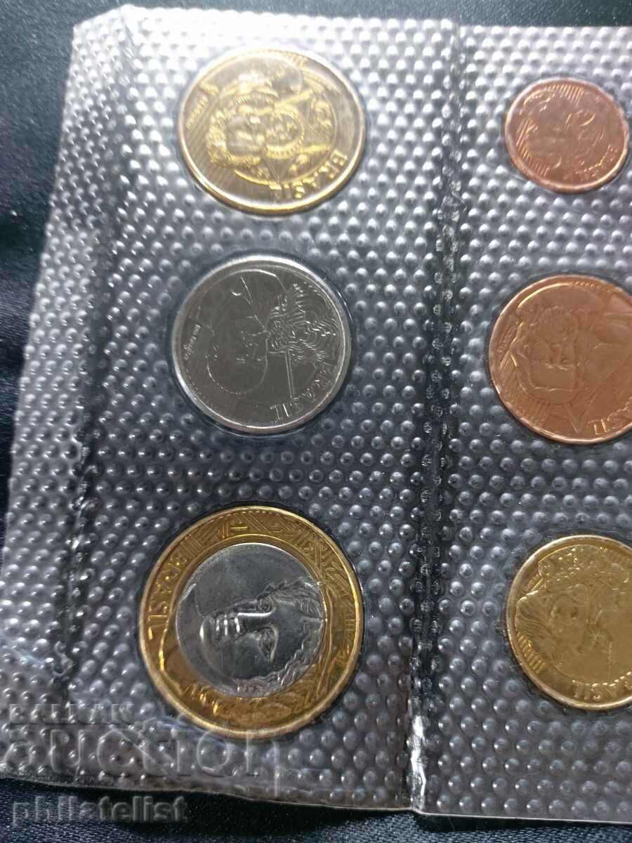 Auction Brazil - Complete set - 2004-2005, 6 coins Auction Brazil - Complete set - 2004-2005, 6 coins