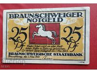 Banknote-Germany-Braunschweig-25 Pfennig 1921