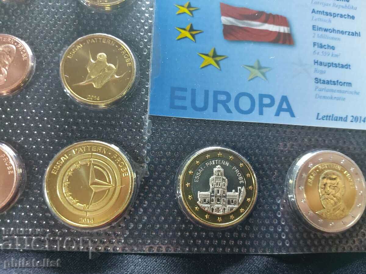 Auction Trial Euro Set - Latvia 2014 Auction Trial Euro Set - Latvia 2014