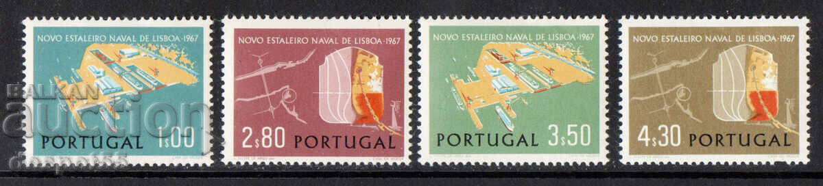 1967. Πορτογαλία. Εγκαίνια νέου ναυπηγείου.