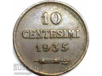 San Marino 1935 10 centesimi