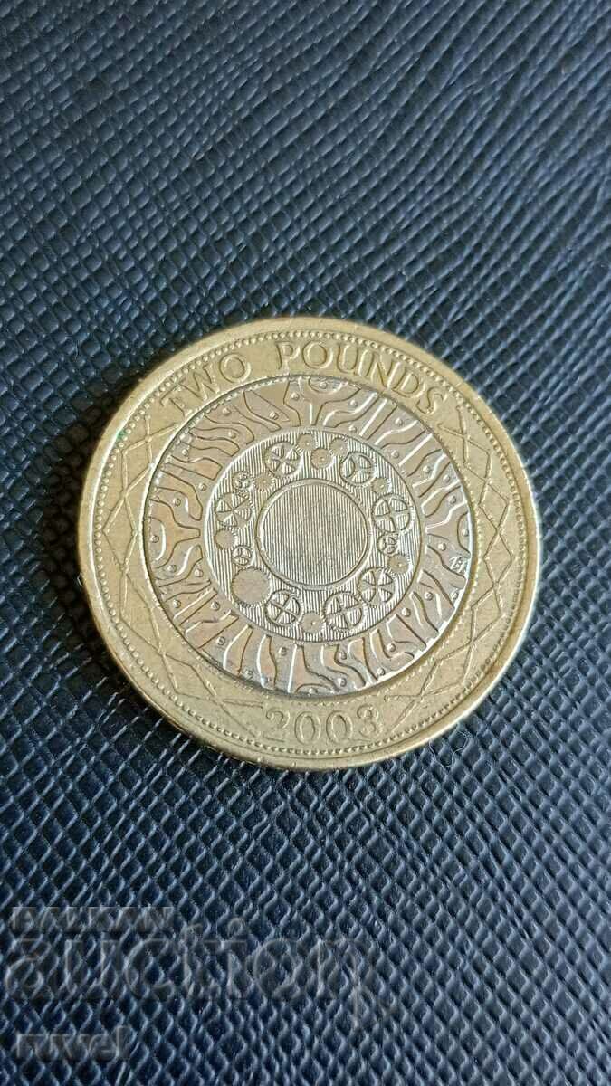 Great Britain 2 pounds, 2003 with price € 2.50 | 4.89 BGN Great Britain 2 pounds, 2003 with price € 2.50 | 4.89 BGN