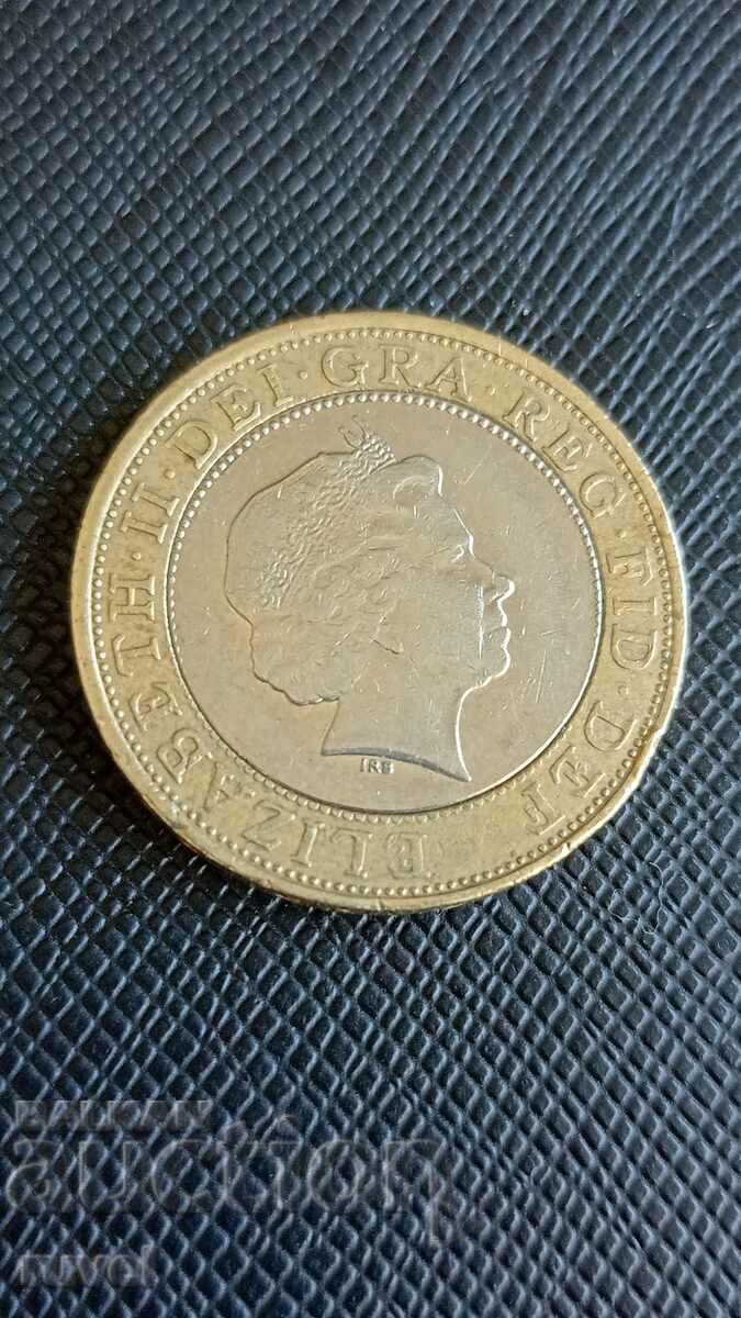 Marea Britanie 2 lire sterline, 2003