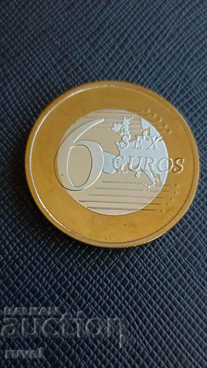 Евро Монета - сувенир