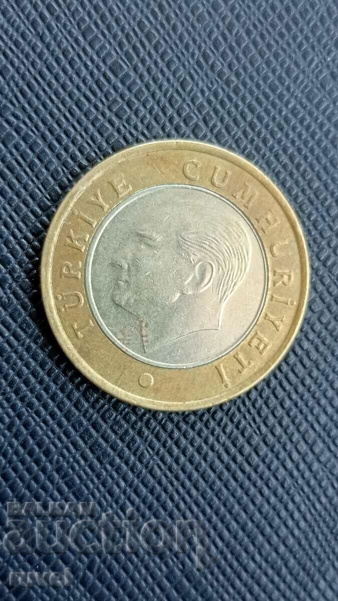 Turkey, 1 lira 2020 with price 0.50 BGN | € 0.26 Turkey, 1 lira 2020 with price 0.50 BGN | € 0.26