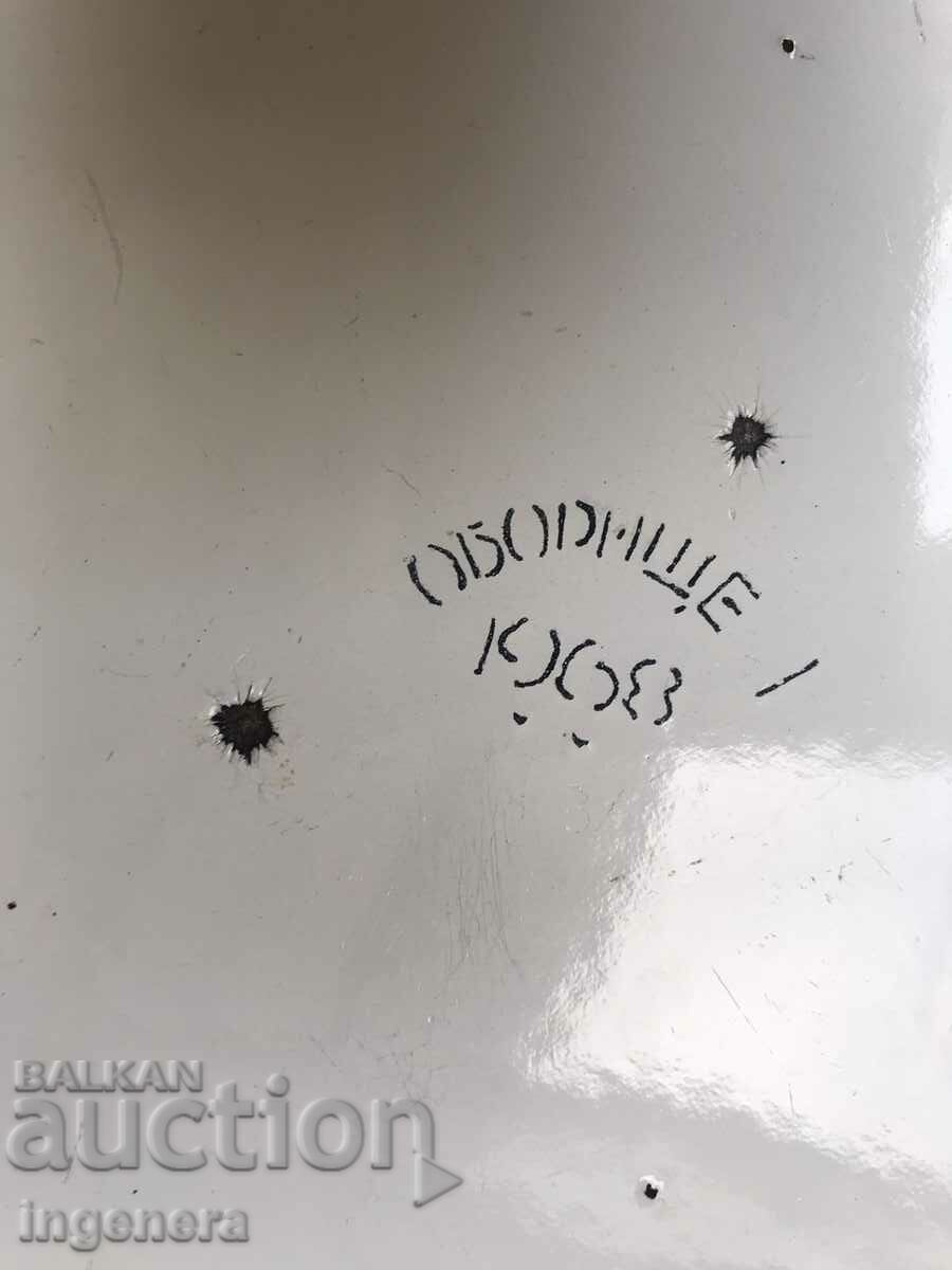 Auction TRAY ENAMELED BY SOCSA MARKING-1968 Auction TRAY ENAMELED BY SOCSA MARKING-1968