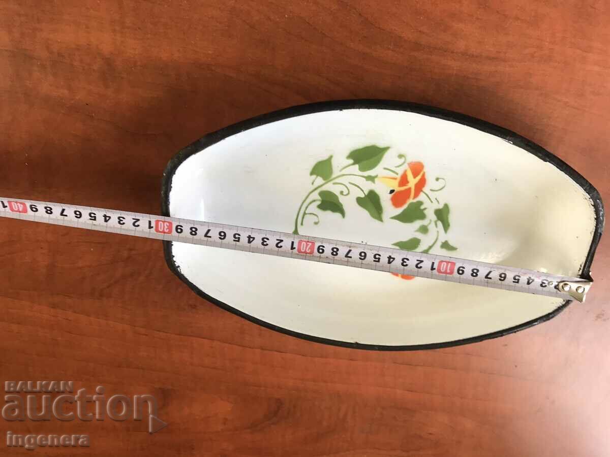 TRAY ENAMELED BY SOCSA MARKING-1968 - 5 TRAY ENAMELED BY SOCSA MARKING-1968 - 5