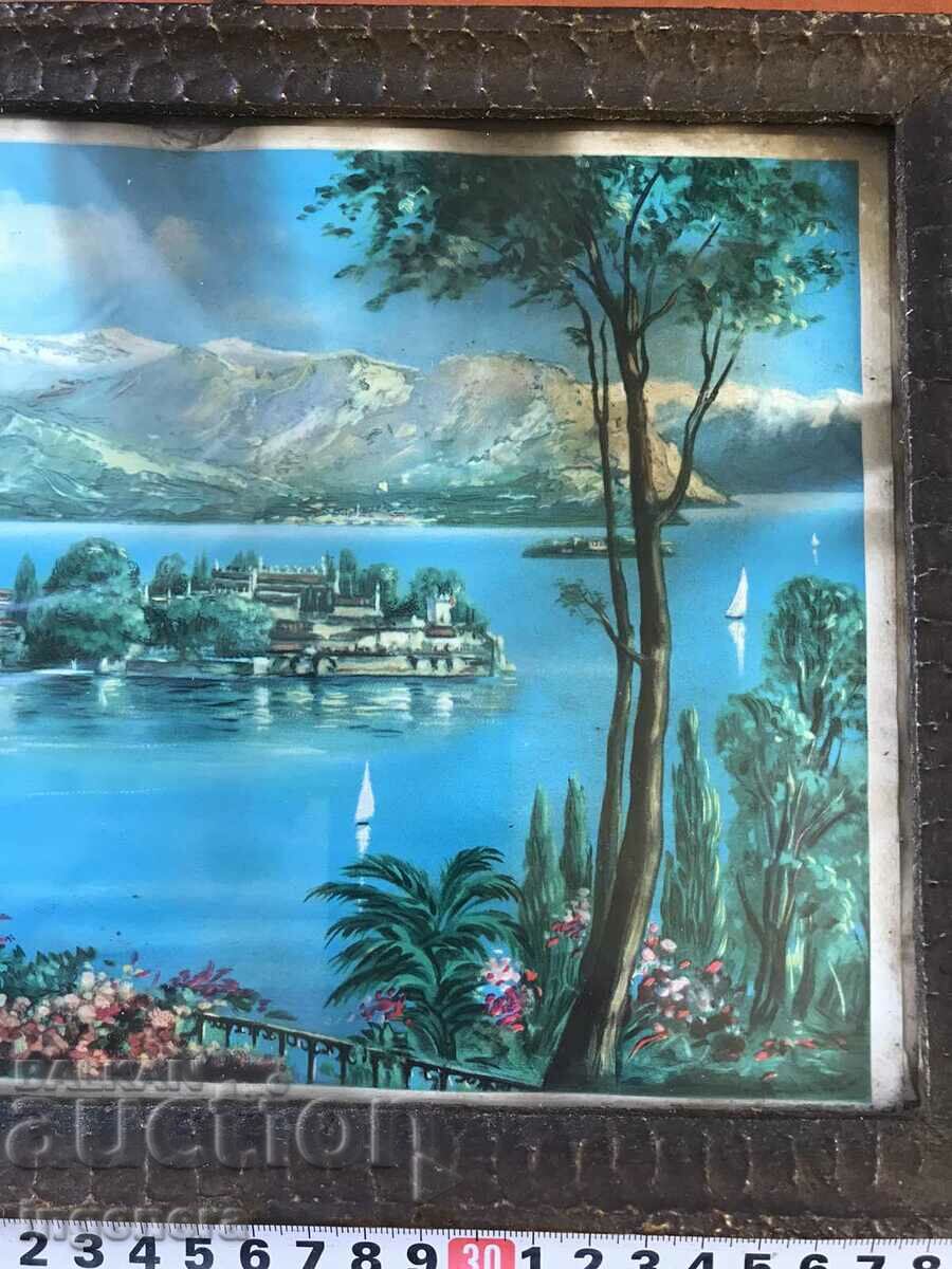 Delivery of PICTURE POSTER PHOTO WOOD FRAME GLASS FROM THE 70'S Delivery of PICTURE POSTER PHOTO WOOD FRAME GLASS FROM THE 70'S