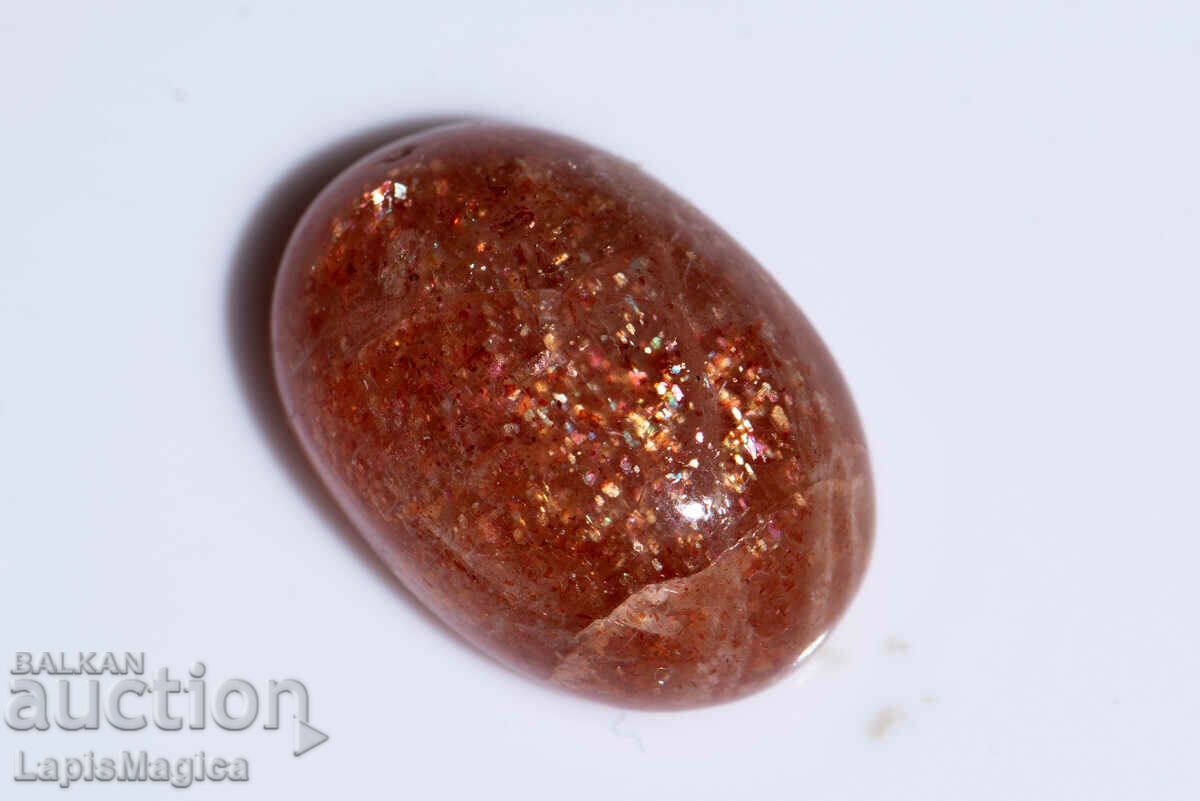 Sunstone Confetti 13.7ct Oval Cabochon #2 with price 14.00 BGN | € 7.16 Sunstone Confetti 13.7ct Oval Cabochon #2 with price 14.00 BGN | € 7.16