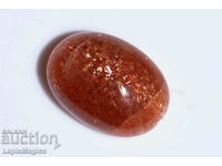 Слънчев камък конфети 14.2ct овален кабошон #7