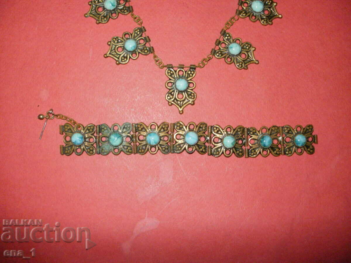 Renaissance bronze jewelry - necklace and bracelet with price € 35.00 | 68.45 BGN