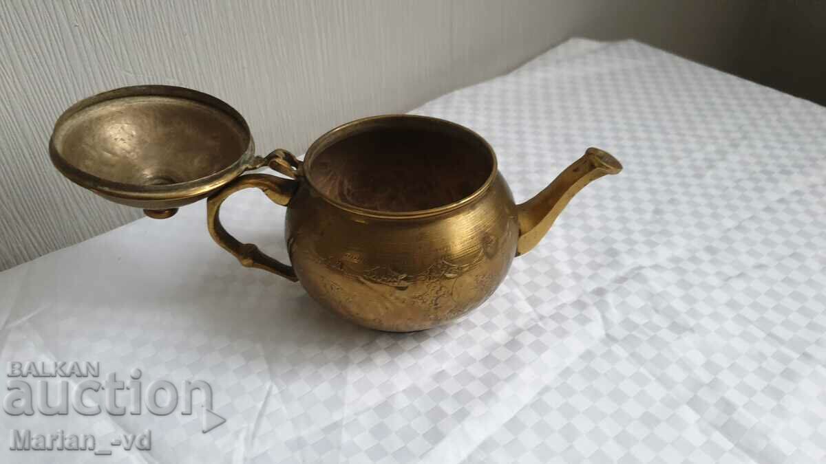 Малък бронзов чайник - 7 Малък бронзов чайник - 7