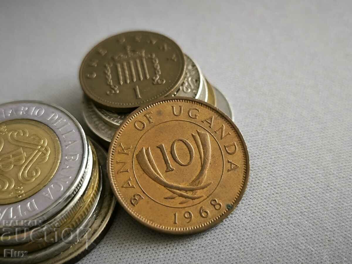Coin - Uganda - 10 cents | 1968 with price 9.00 BGN | € 4.60