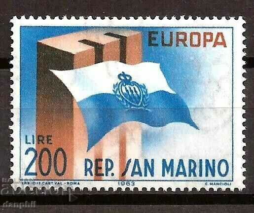 San Marino 1963 Europe CEPT (**), clean, unstamped