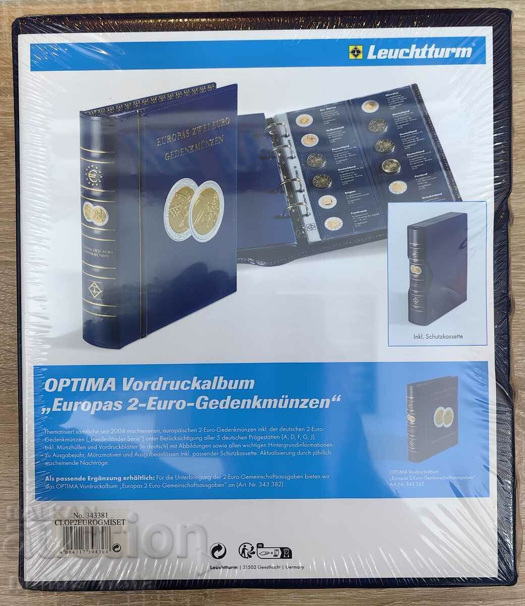 Delivery of 5 OPTIMA ALBUM FOR ARRANGEMENT OF ALL 2 EURO COINS Delivery of 5 OPTIMA ALBUM FOR ARRANGEMENT OF ALL 2 EURO COINS