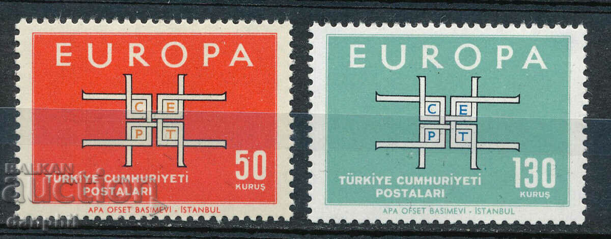Τουρκία 1963 Ευρώπη CEPT (**) καθαρό, χωρίς σφραγίδα