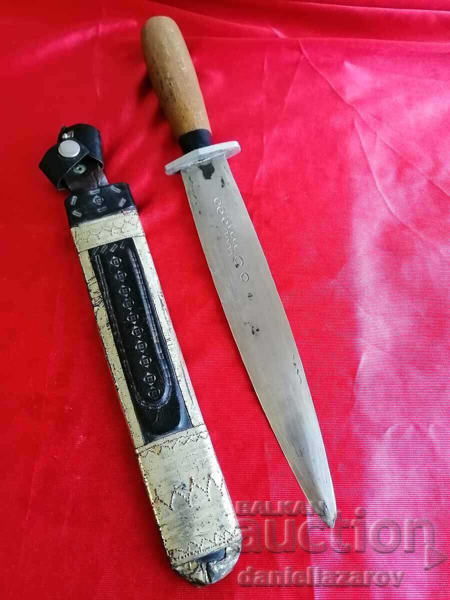 Pumnal vechi tibetan, cuțit, lamă