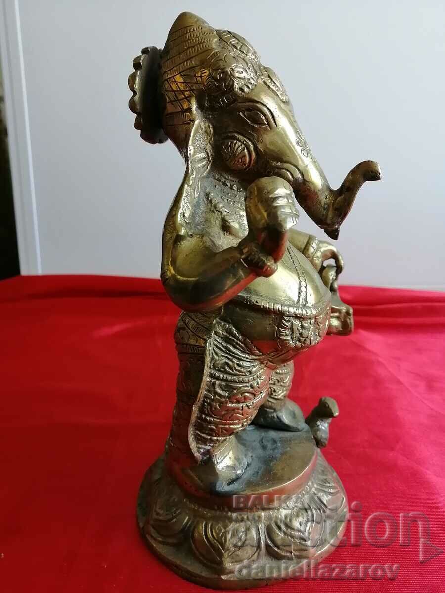 Μοναδικό χάλκινο άγαλμα GANESH, Βουδισμός, Βούδας με τιμή 290.00 BGN | € 148.27 Μοναδικό χάλκινο άγαλμα GANESH, Βουδισμός, Βούδας με τιμή 290.00 BGN | € 148.27