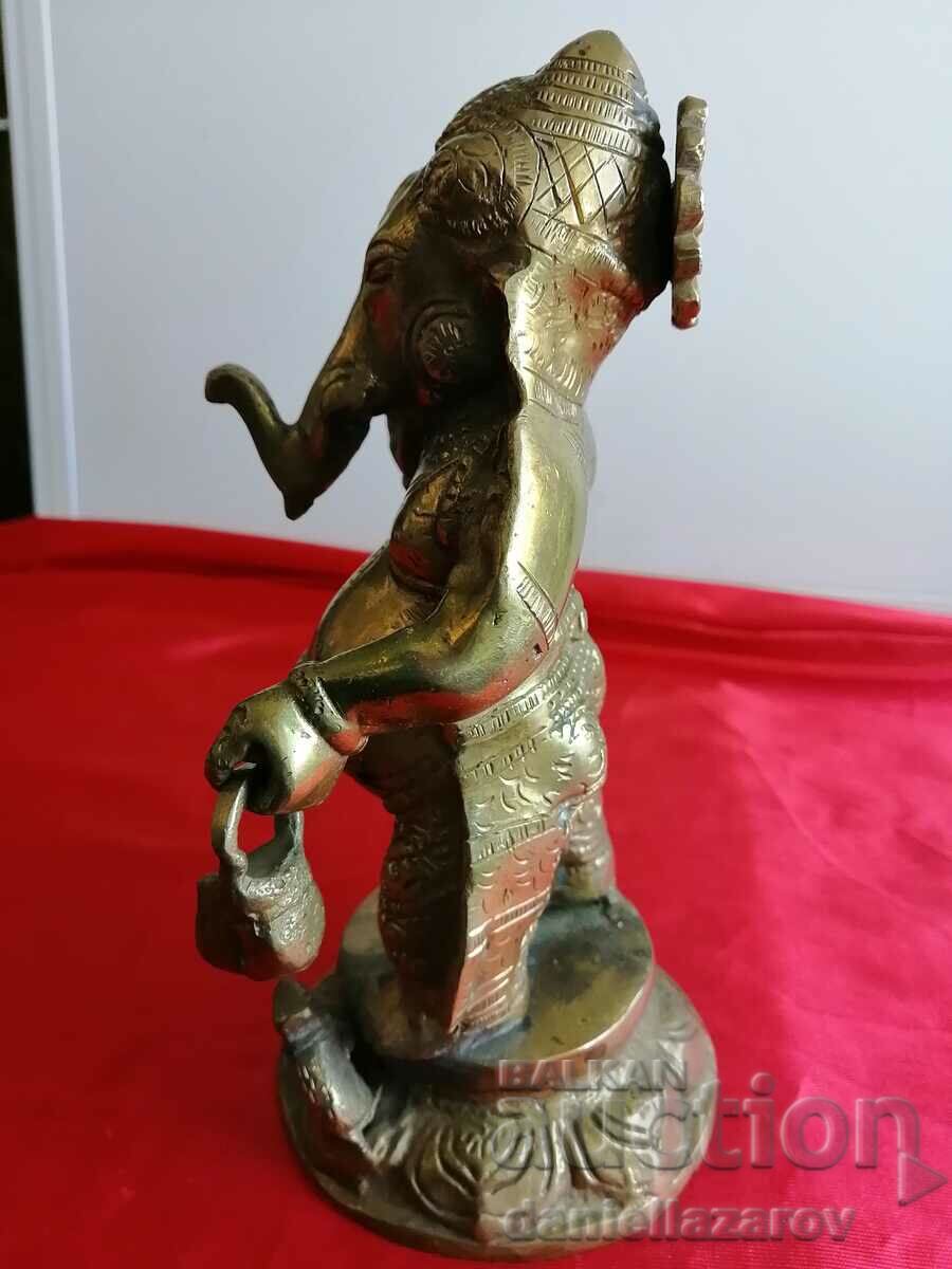 Παράδοση Μοναδικό χάλκινο άγαλμα GANESH, Βουδισμός, Βούδας Παράδοση Μοναδικό χάλκινο άγαλμα GANESH, Βουδισμός, Βούδας